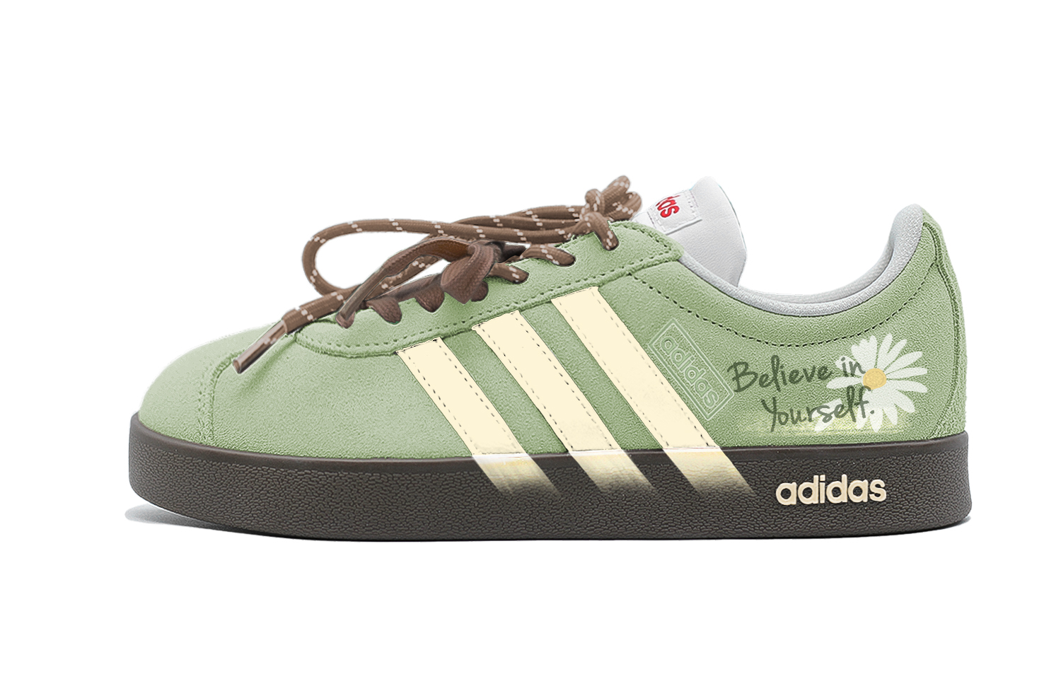 Adidas VL COURT 2.0 Low top Skateboard Shoes Unisex Green