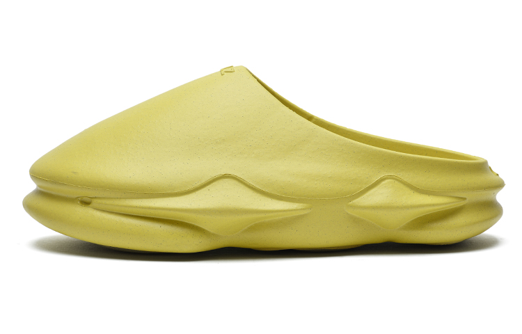 EQLZ EQUALIZER Quiet Abrasion-Resistant Slide Slippers Unisex Yellow