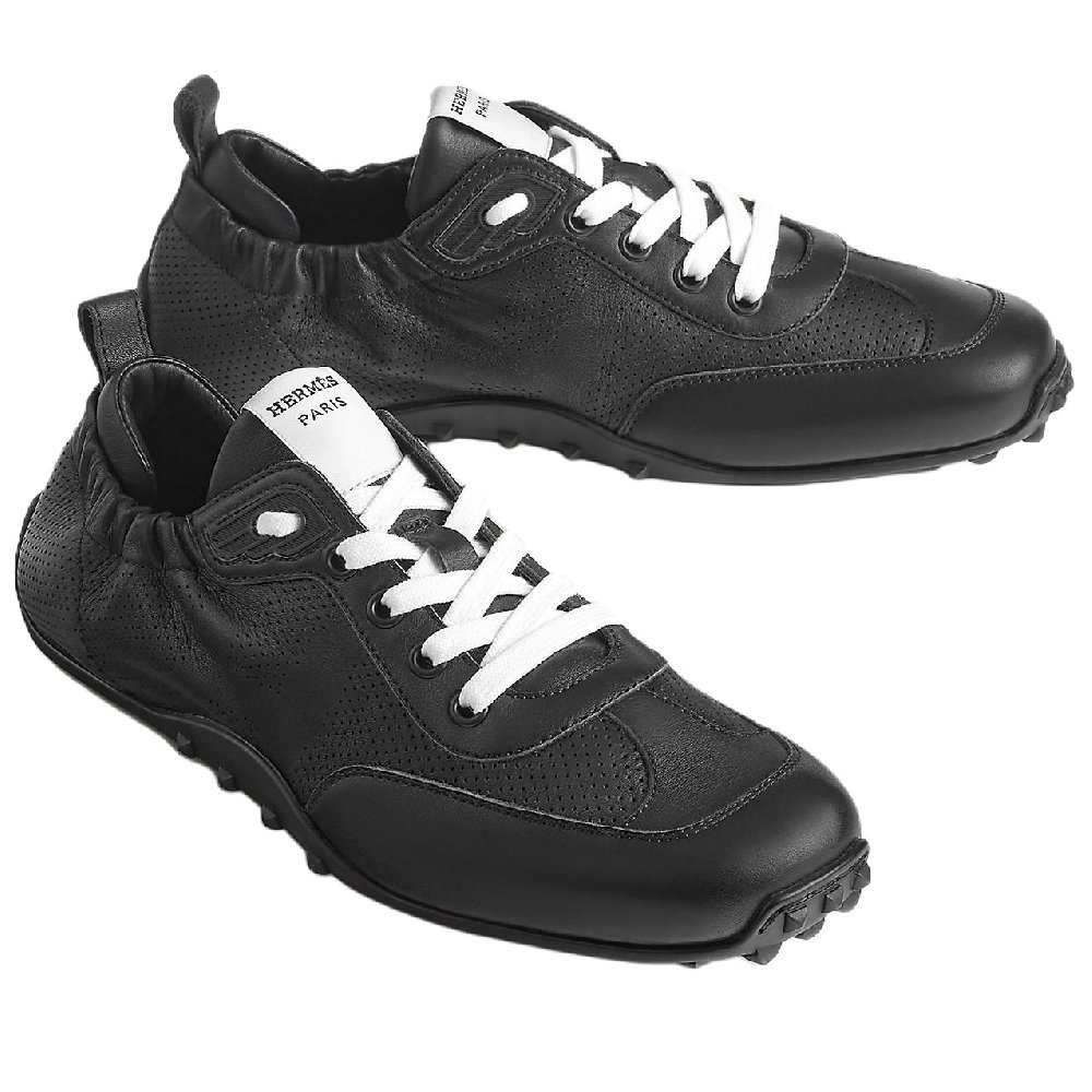 HERMES In Low Top Casual Shoes Women's Black