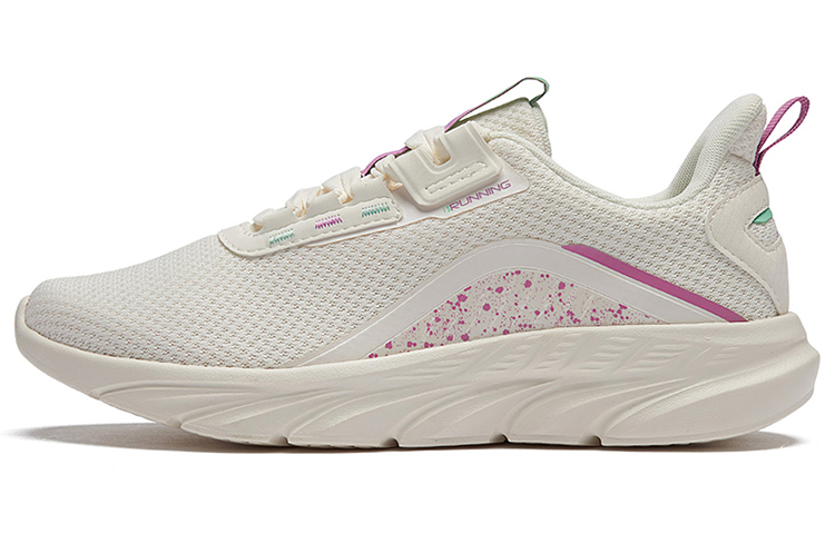 361° Breathable And Lightweight Low Top Sports Casual Shoes Women's Feather White