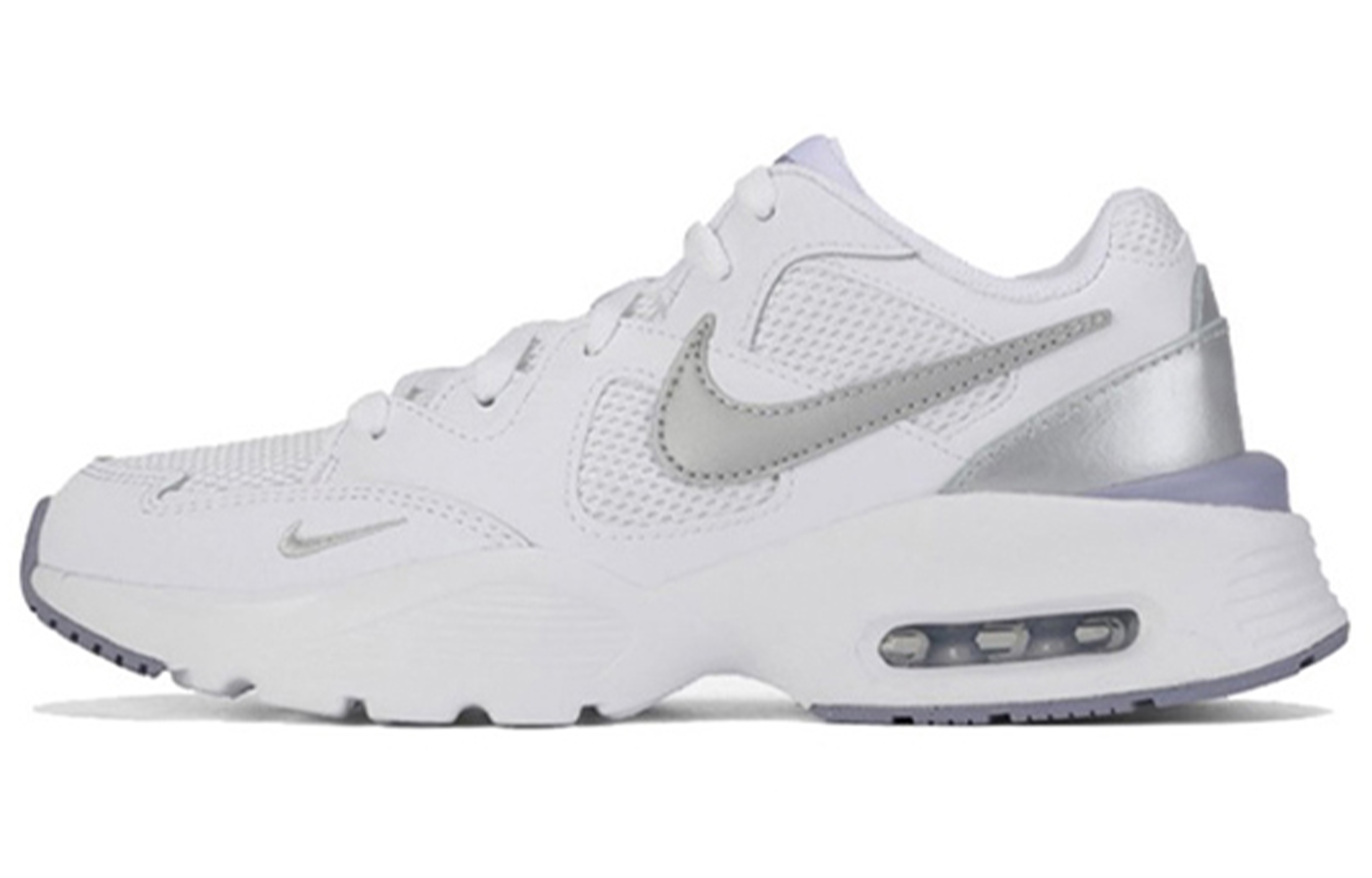 Nike Air Max Fusion Moisture Wicking Quick Dry Low Top Running Shoes Women's Pink Silver White купить в интернет-магазине Yoocart с быстрой доставкой по России.