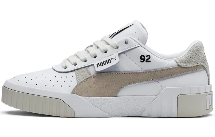 PUMA Cali Leather Suede X Sg 'Silver Gray' Women's
