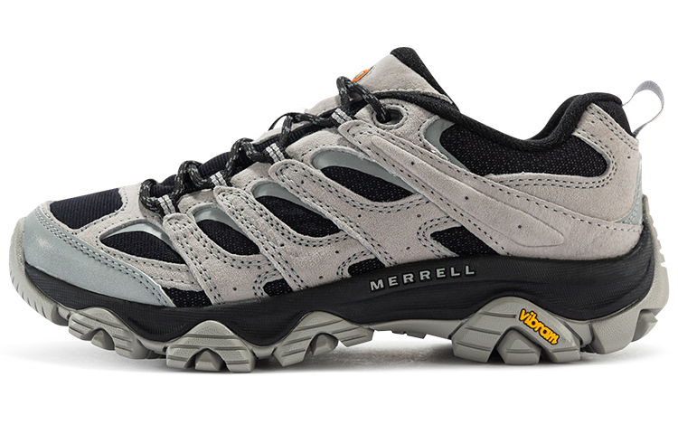 MERRELL MOAB 3 Shock Absorbers Slip Resistant Abrasion Resistant Low top Mountaineering Shoes Gray Black