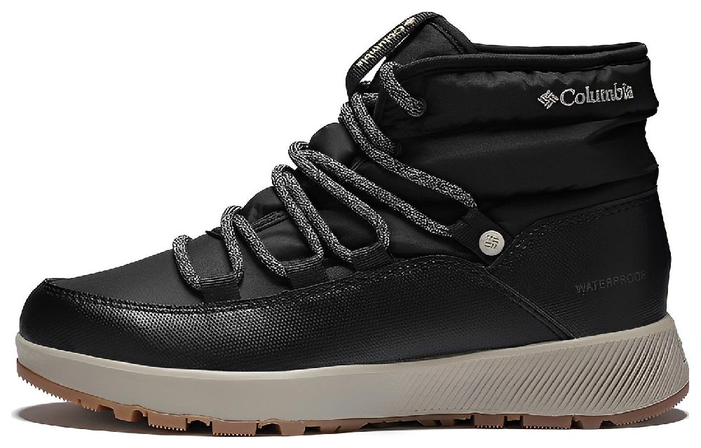 Columbia Thermal Waterproof Abrasion Resistant Cushioning Short Snow Boots Women's Black