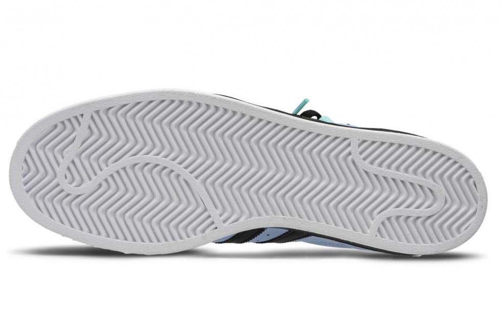Adidas Originals Superstar Skateboard Shoes Unisex Low-Top Black White Blue купить в интернет-магазине Yoocart с быстрой доставкой по России.