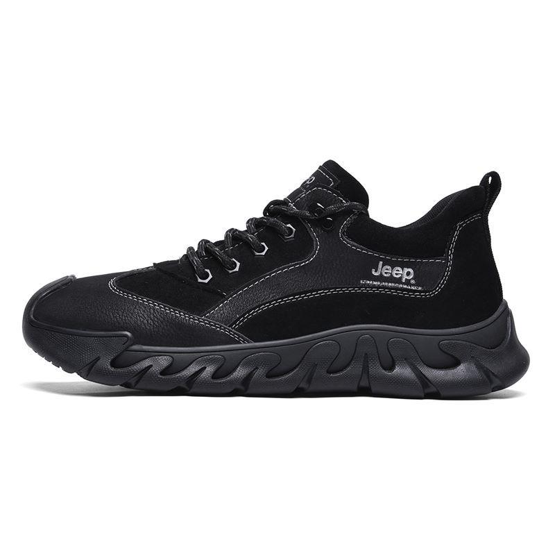 Jeep Slip-Resistant Low-Top Outdoor Hiking Hiking Shoes Men