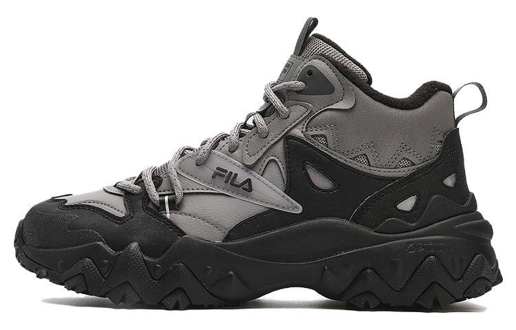 FILA Толстоподошвенные кроссовки High Top Серый черный Женские
