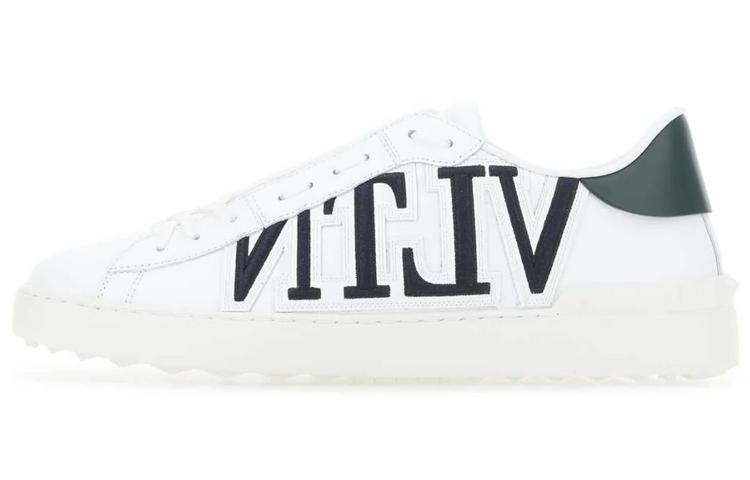 Valentino Open Stylish Skateboarding Shoes Men's White Green Black