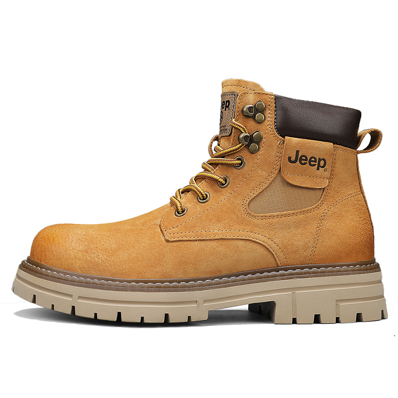 Jeep Martin Boots Men's Khaki