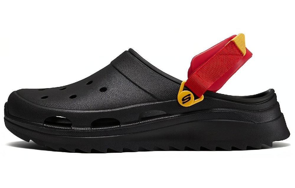 Skechers Foamies Clogs Men's Black Red