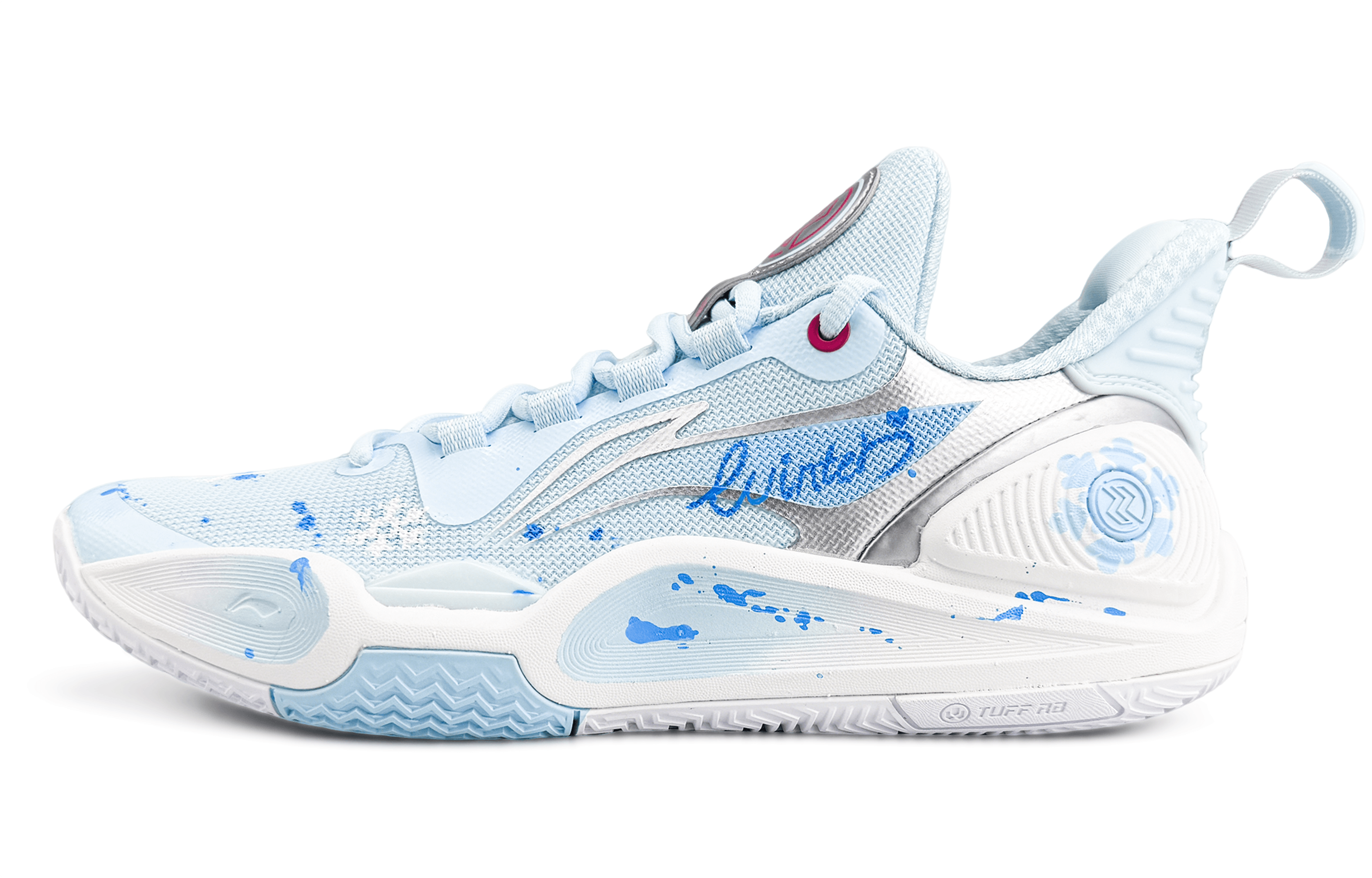 LiNing Speed 9 Shock Absorbers Slip Resistant Abrasion Resistant Low top Basketball Shoes Men's Light Blue