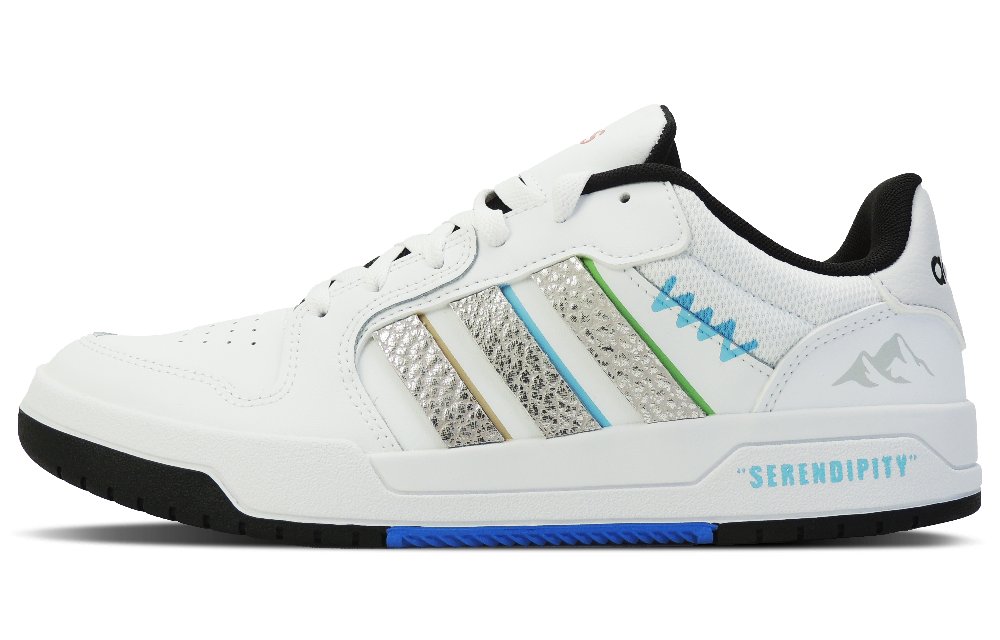 Adidas Neo Entrap Triplex Collection Glacier Ice Traveler Low-Top Skateboard Shoes Men's White
