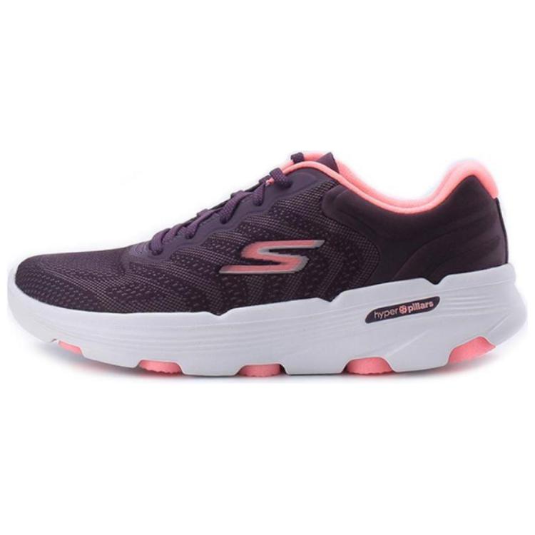 Skechers Cushioning Wear-Resistant Low-Top Running Shoes Women's Fuchsia
