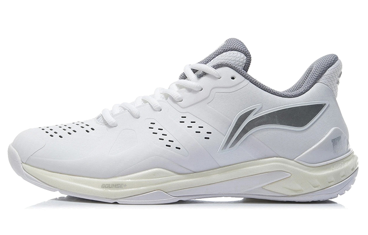 LiNing Cloud Thunder Low Top Badminton Shoes Men's White