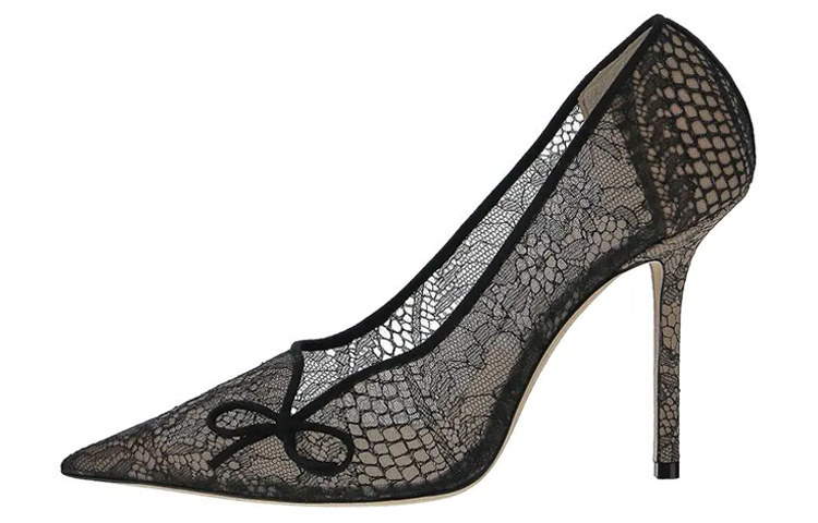 Jimmy Choo Slim Heel High Heels 10cm Women's Black