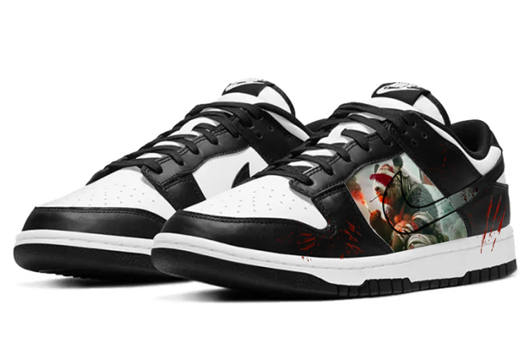Nike Dunk Anti-Slip Wear-Resistant Low-Top Skateboard Shoes GS Black White купить в интернет-магазине Yoocart с быстрой доставкой по России.