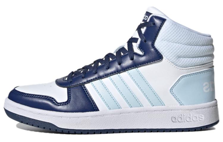Adidas Hoops 2.0 Mid 'White Blue' Women's
