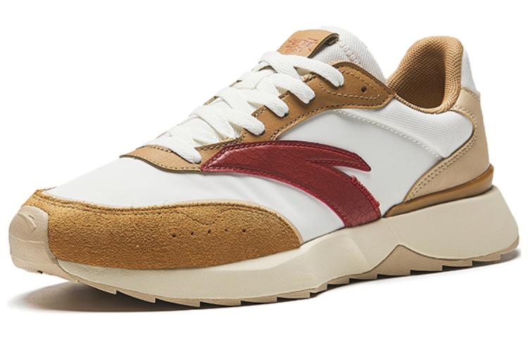 Anta Anti-Slip Wear-Resistant Low-Top Sports Casual Shoes Men's White Brown Red купить в интернет-магазине Yoocart с быстрой доставкой по России.