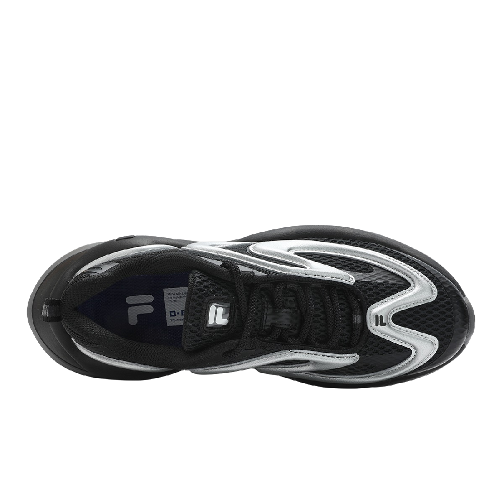FILA FUSION BUZZARD Meteor Shoes Coverage Moisture-Wicking Breathable Low-Top Casual Shoes Women's Black