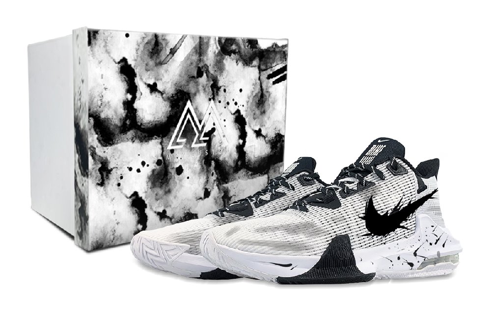 Nike Air Max Impact 3 Low-Top Basketball Shoes Men's Black White