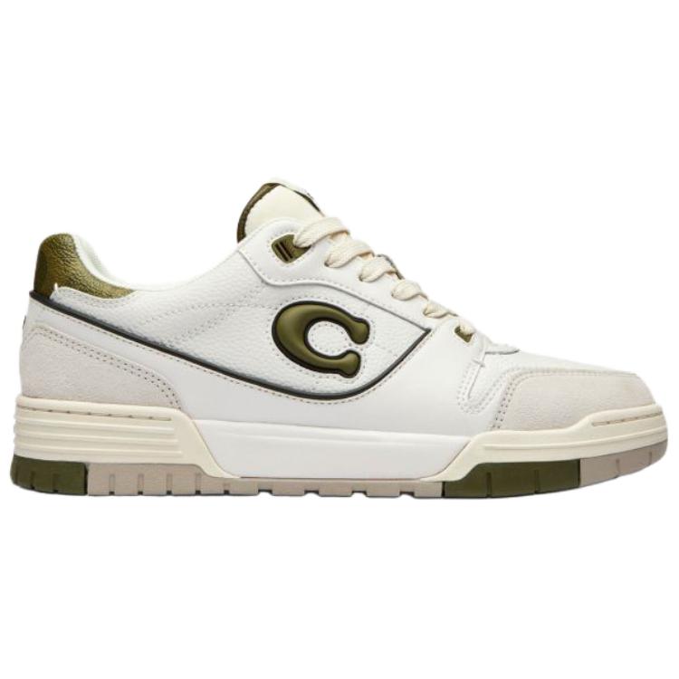 COACH Soho Low top Skateboard Shoes Women's White Green