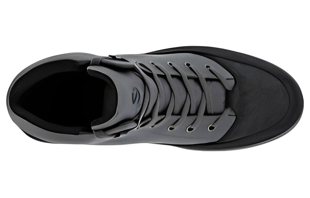 Ecco Soft And Cool Size 7 Winter II Collection Slip-Resistant High-Top Casual Athletic Shoes Men's Black Gray Color купить в интернет-магазине Yoocart с быстрой доставкой по России.