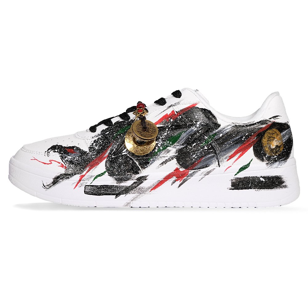 LINING Pontoon Boats Skateboard Shoes Unisex Low top Black
