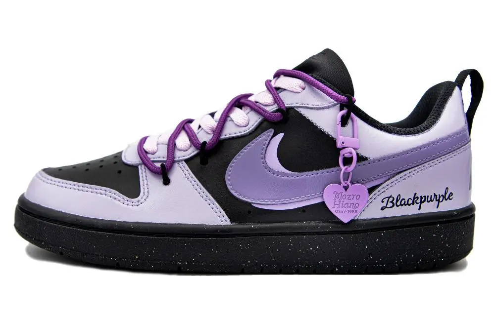 Nike Court Borough Low Thyme Non-slip Lightweight Low-Top Skateboard Shoes Women's