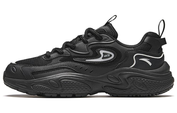 Anta Stars Wear-Resistant Low-Top Chunky Sneakers Men's Black