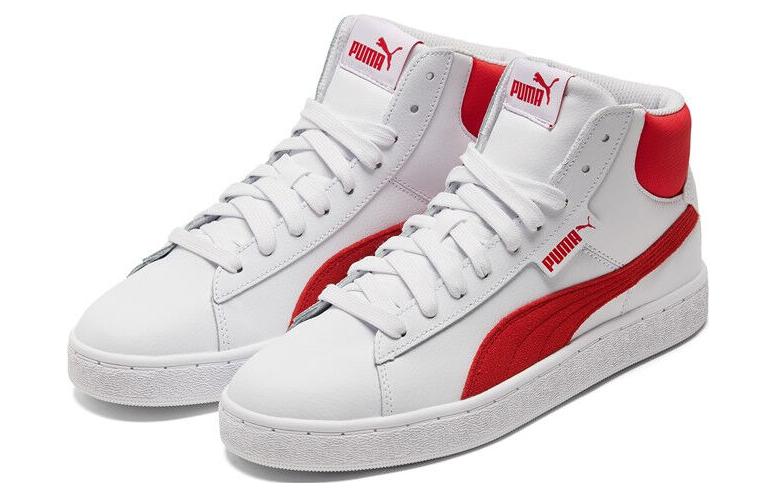 PUMA Waterproof And Wear resistant High top Skateboard Shoes Unisex Bright Red купить в интернет-магазине Yoocart с быстрой доставкой по России.