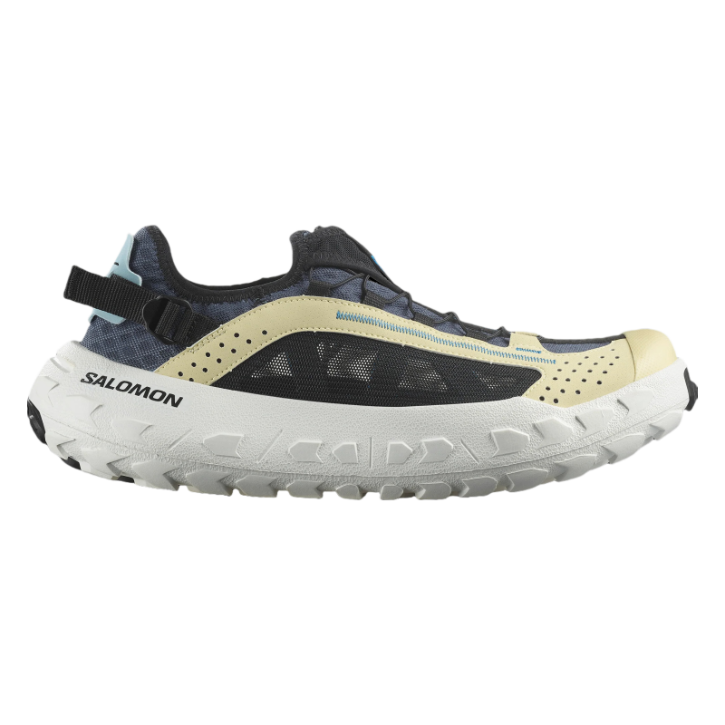SALOMON SOLAMPHIBIAN Slip Resistant Abrasion Resistant Low top Casual Shoes Men's Gray Blue/Yellow/Blue