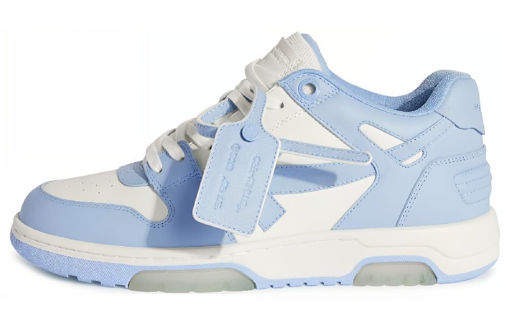 OFF WHITE Out Of Office Round Toe Lace Up Sneakers