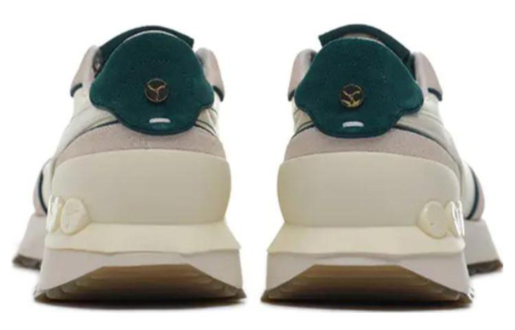 LI-NING 1990 Zhengrong Casual Shoes Men Low-Top Pale Ancient Yellow/pine Dark Green