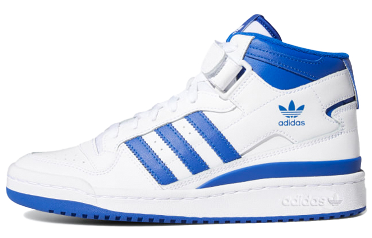 Adidas Forum Mid White Royal Blue Women's