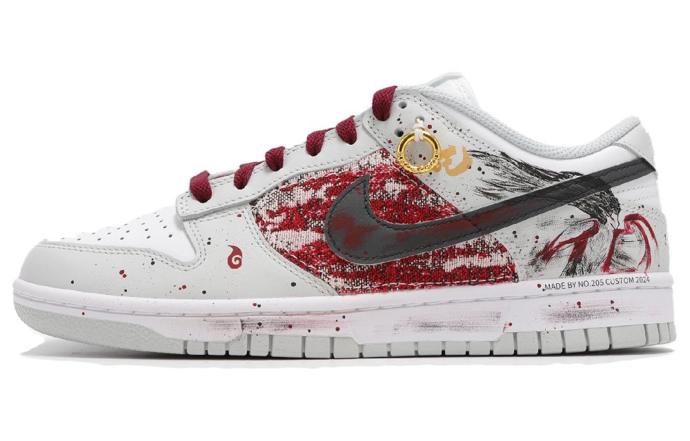 Nike Dunk Low Top Skateboard Shoes Unisex Gray