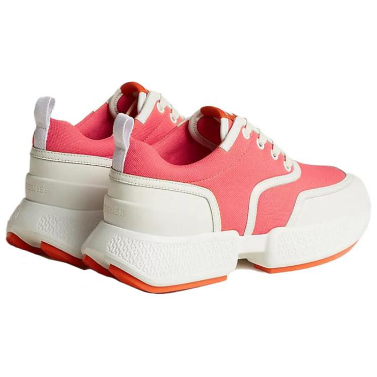 HERMES Giga Low-Top Casual Shoes Women's Pink