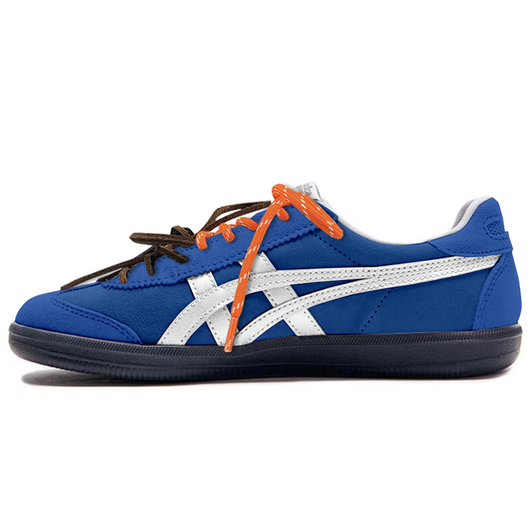 Onitsuka Tiger Tokuten Low-Top Skateboard Shoes Unisex Blue Orange