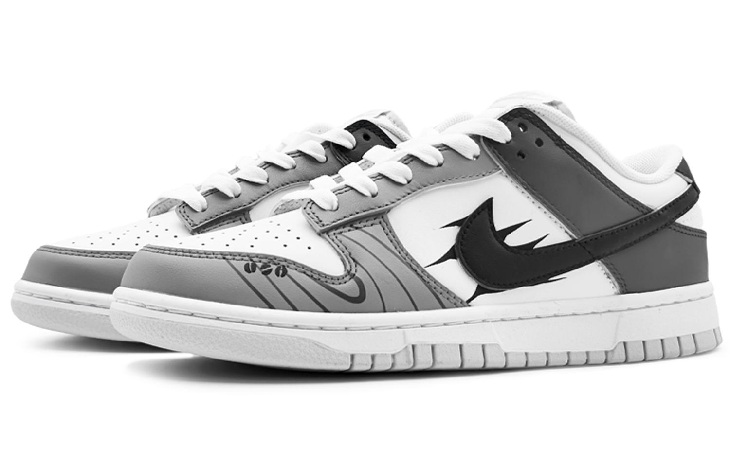 Nike Dunk Low 'Pure Platinum' EIGHT% Slip-Resistant Cushioning Low-Top Skateboard Shoes Men's Gray White купить в интернет-магазине Yoocart с быстрой доставкой по России.