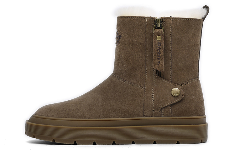 Dickies Short Mid-Calf Snow Boots Women's Khaki