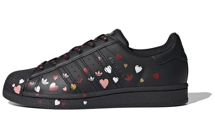 Adidas Superstar Valentine's Day Black Women's
