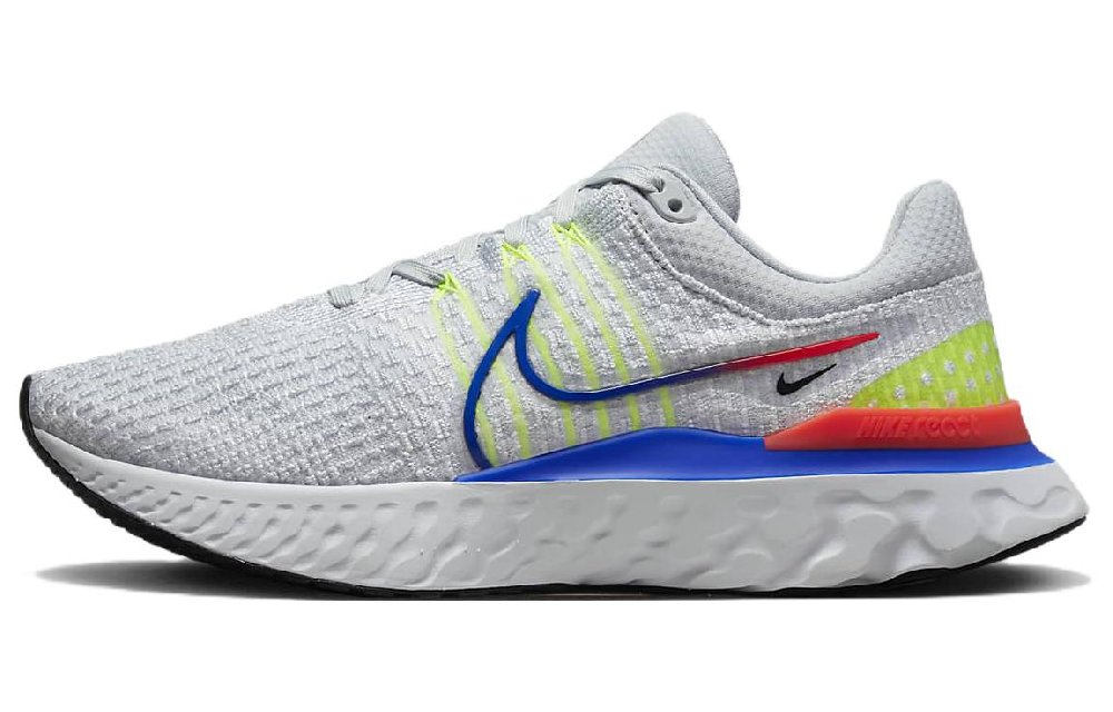 Nike React Infinity Run Flyknit 3 Pure Platinum Racer Blue