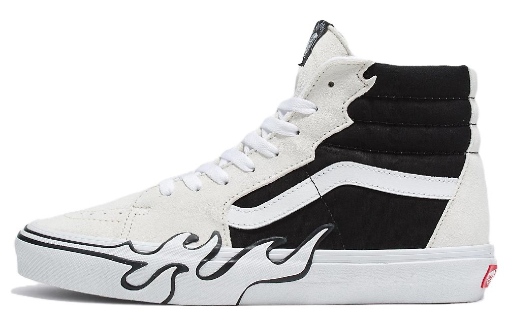 Sk8 Vans Hi 'Flame White Black'