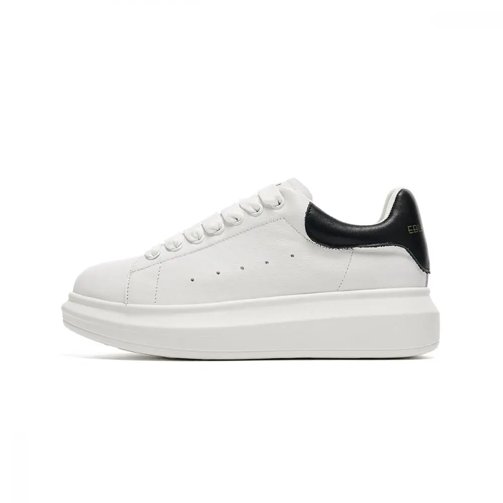 EBLAN Low-Top Skateboard Shoes Women's White Black