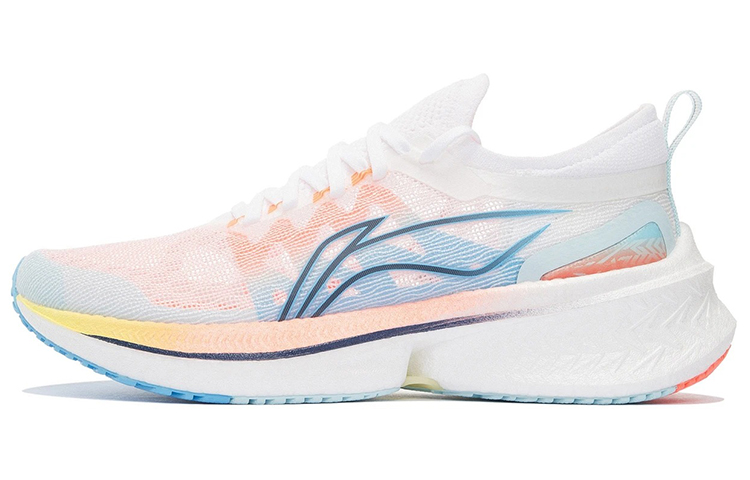 LiNing Feidian Discovery Low-Top Running Shoes Women's White Blue