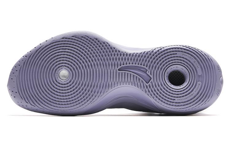 Anta KT8 KT 8, Father And Son Anti Slip Wear Resistant Low Top Basketball Shoes Men's Purple Black