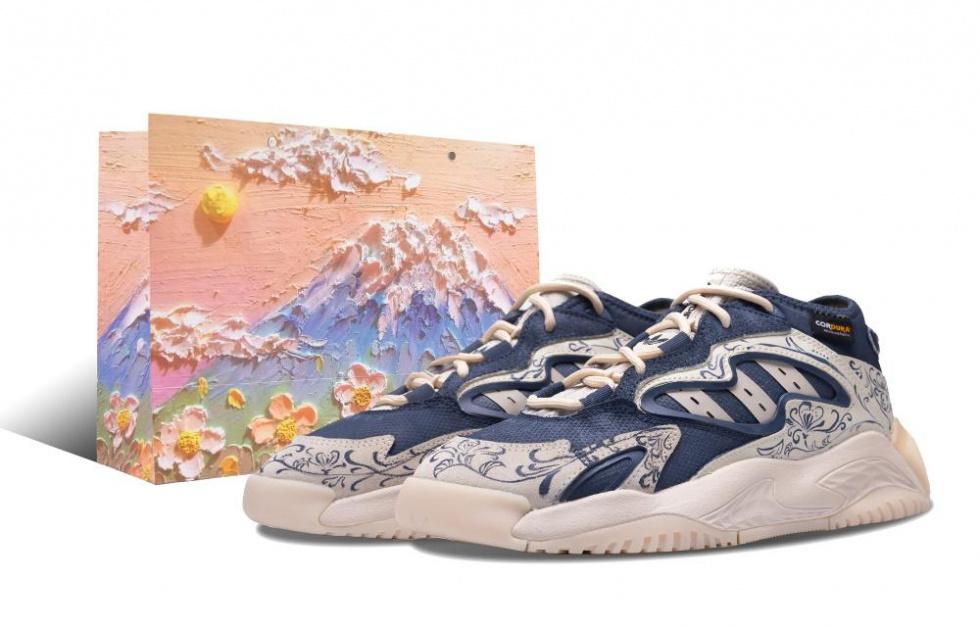 Adidas Originals Streetball Mù Plain Blue And White Special Packaging Wear-Resistant Mid-Top Casual Shoes Unisex Blue