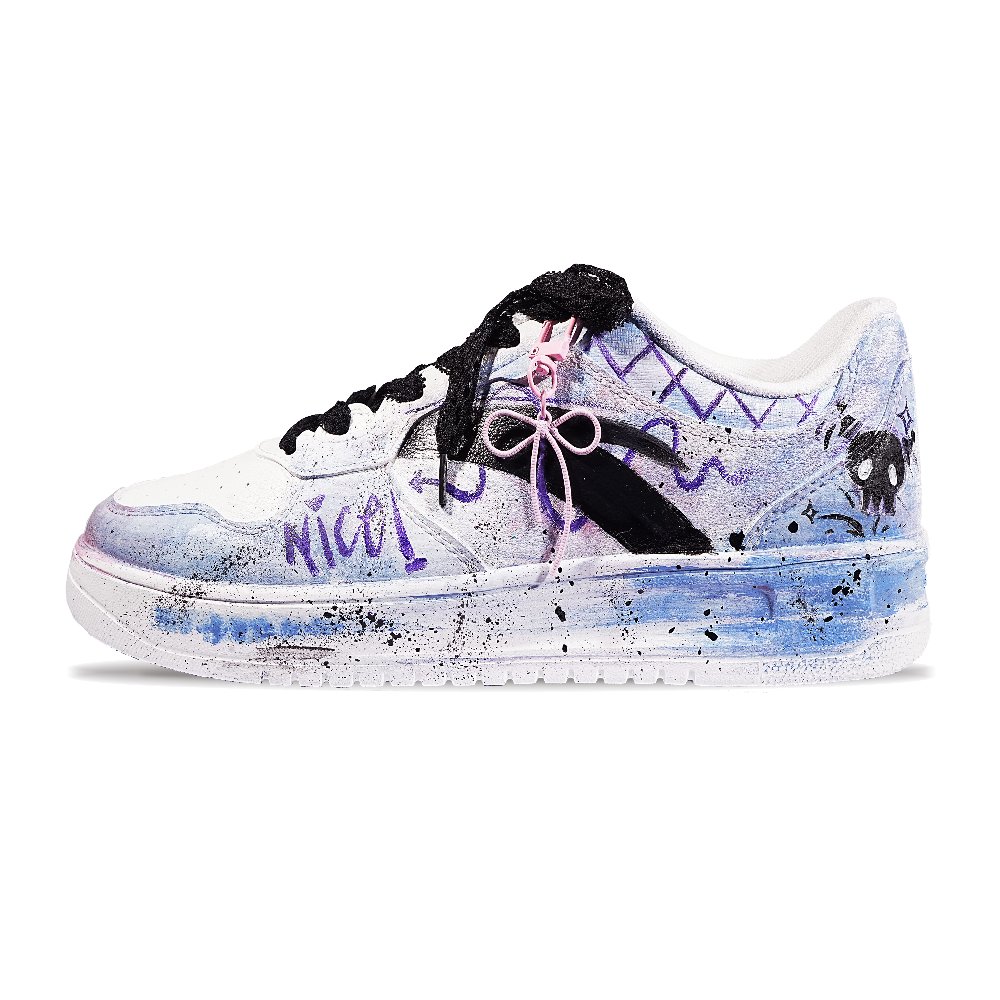 ANTA Relaxed Skateboard Shoes Unisex Low top White