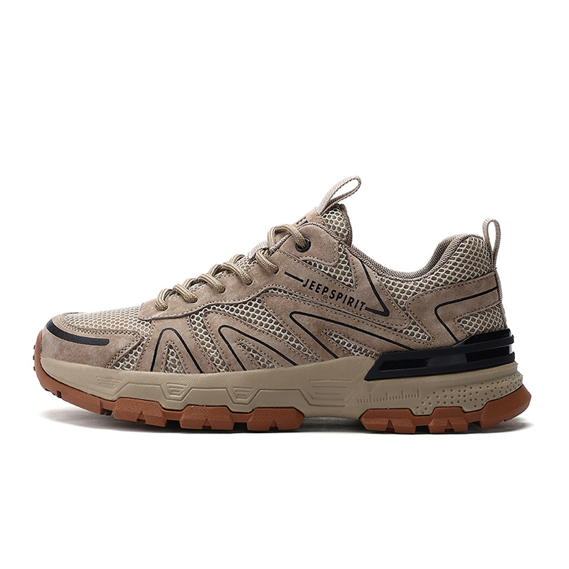 JEEP SPIRIT Low-Top Outdoor Shoes Men's Natural Deer