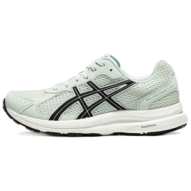 Asics Gel-Contend 7 Cushioned Wear-Resistant Breathable Rebound Low-Top Training Running Shoes Women's Cyan Black