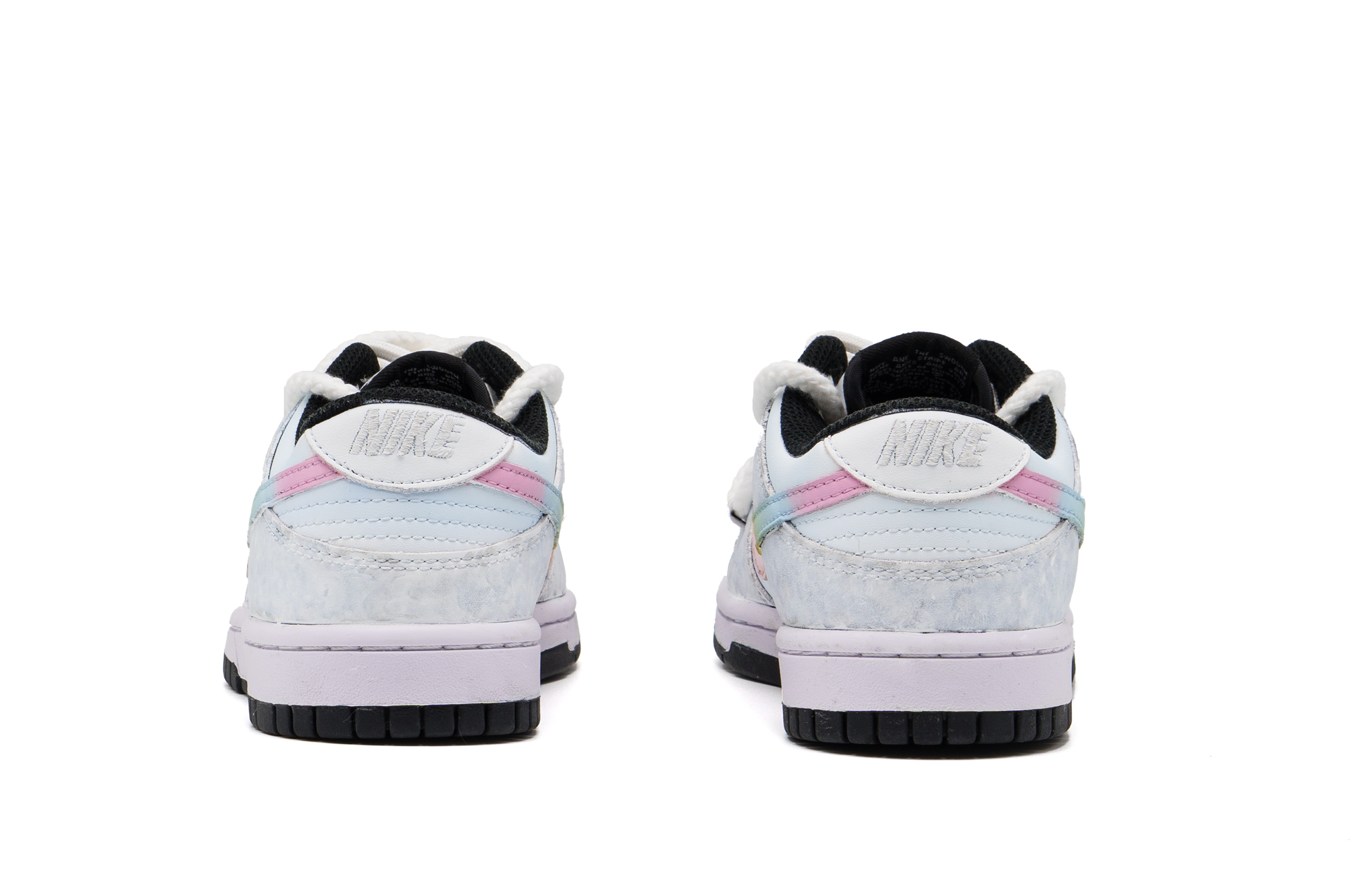 Nike Dunk Abrasion Resistant Low top Skateboard Shoes Unisex White Gray купить в интернет-магазине Yoocart с быстрой доставкой по России.